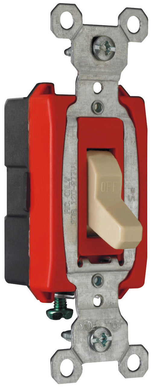 Pass & Seymour Commercial Specification Grade Switch, Ivory (20 A, Ivory)