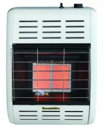 Empire 17100 BTU Radiant VF LPG Heater with Thermostat Control (17100 BTU, White)