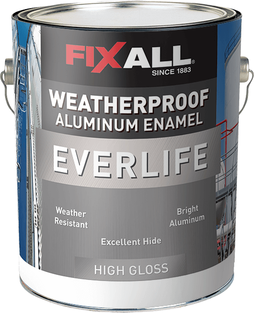 FixAll Everlife Aluminum Enamel, Aluminum - 1 Gallon (1 Gallon, Aluminum)