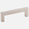 Hardware Resources 3-3/8 Overall Length Square Bar Pull, 2-pack, Satin Finish (3-3/8, Satin Finish)