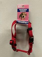 Leather Brothers OmniPet Kwik Klip Adjustable Nylon Pet Harness, Red, X-Small (X-small, Red)