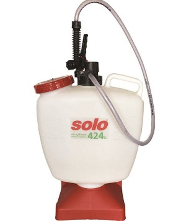 SOLO BATTERY-OPERATED BACKPACK SPRAYER (4.5 GAL, WHITE/RED)