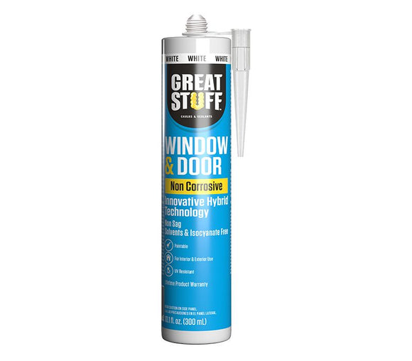 Great Stuff™ Window & Door Hybrid Caulk 10 oz., Gray (10 oz, Gray)
