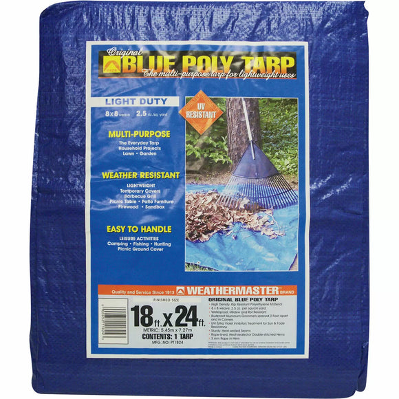 Dize Blue Poly Tarp - 18 x 24 ft.