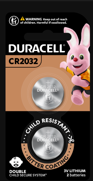 Duracell Specialty 2032 Lithium Coin Battery 3V (3V)