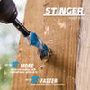 Spyder 3-Piece Woodboring Auger Bit Set (1/2, 3/4, 1) Stinger™
