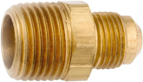 Anderson Metals 45° Brass Flared Tube Male Connector Flare x MNPT Ends