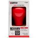 Satco S14984 8A19/RED/LED/E26/120V