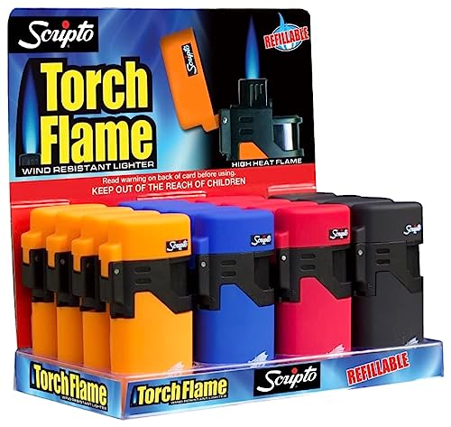 Scripto® Torch Flame Wind Resistant Pocket Lighter