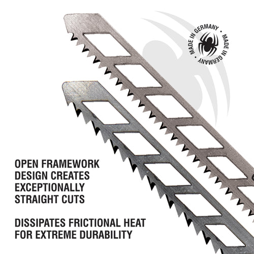 Spyder 2-Piece Assorted T-Shank Jig Saw Blade Combo Set Skeleton™