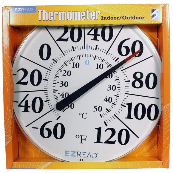 EZREAD THERMOMETER (12.5 INCH, WHITE)