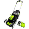 Greenworks 80V 21 Brushless Self-Propelled Lawn Mower, 4.0Ah Battery and Charger