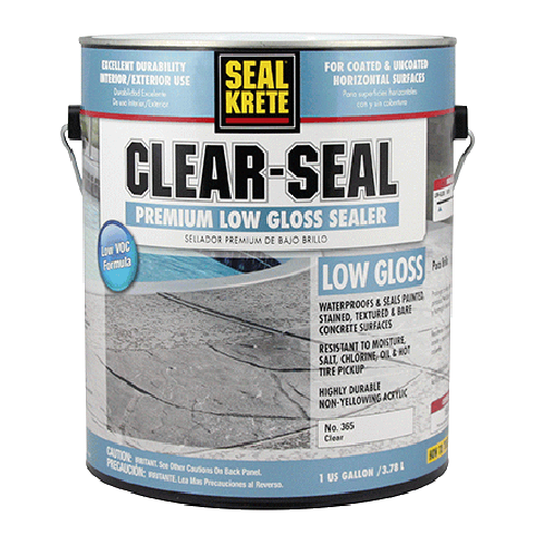 Rust-Oleum Seal-Krete 1 gal. Gloss Clear Seal Premium High Gloss Concrete Protective Sealer