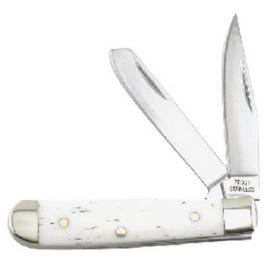 Baby Trapper Gentlemen's Pocket Knife, Smooth Bone, 2-In. Blade