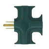 Woods® 3-Outlet Green Power Adapter