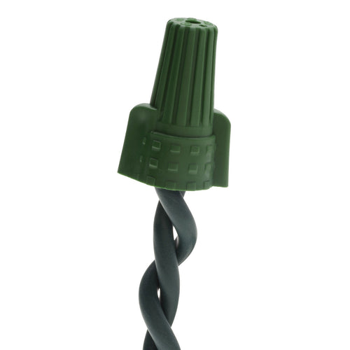 NSI Industries WWC-GR-C Easy Twist Winged Twist-On Grounding Wire Connectors- Winged Green 14-10 AWG- 10o Count