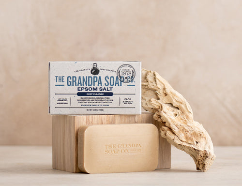 The Grandpa Soap Co.  Epsom Salt Bar Soap 4.25 Oz