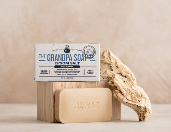 The Grandpa Soap Co.  Epsom Salt Bar Soap 4.25 Oz