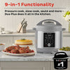 Instant Pot® Duo™ Plus 6-quart Multi-Use Pressure Cooker with Whisper-Quiet Steam Release, V4