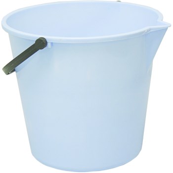 World & Main/Cranbury Assorted Pastel Color 10 Quart Bucket (Round) w/Spout