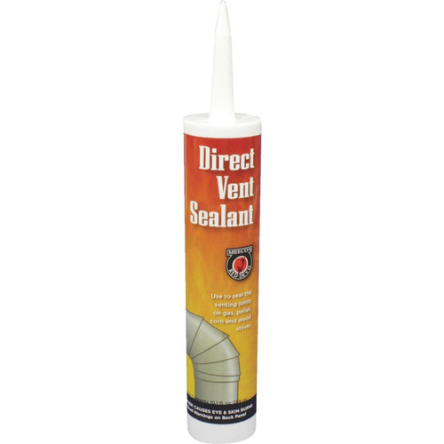 Meeco's Red Devil 10.3 Oz. Black Direct Vent Hi-Temp Sealant