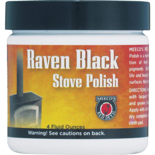 Meeco's Red Devil 4 Oz. Paste Black Stove Polish