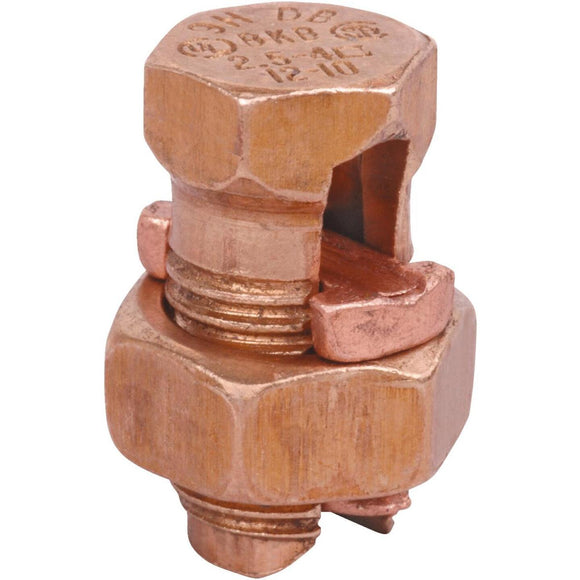 Blackburn 8 Str. to 10 Sol. Silicon Bronze Alloy High-Strength Split Bolt Connector