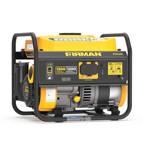 Firman Power Equipmen Gas Portable Generator 1500w Recoil Start