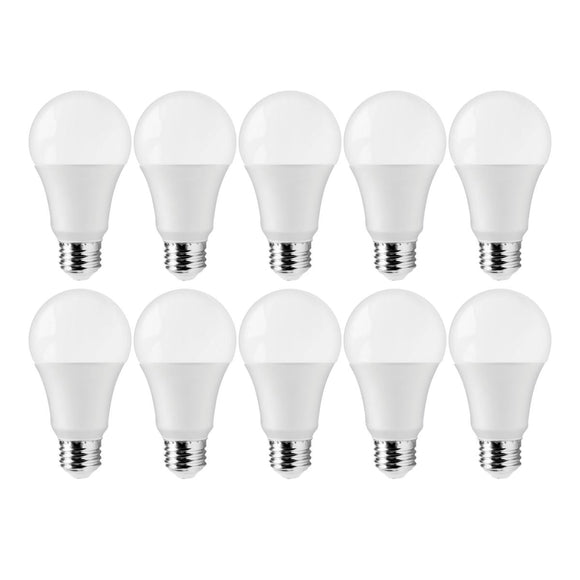 Satco 11438 - 12A19/LED/E26/850/120V/10PK S11438 A19 A Line Pear LED Light Bulb