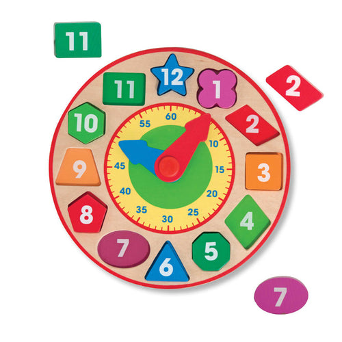 Melissa & Doug Shape Sorting Clock