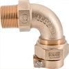 Legend Valve & Fitting 313-330NL T-4410 No Lead Copper Tube Size Pack Joint X MIP Water Service Elbow, 1-in. X 3/4-in.