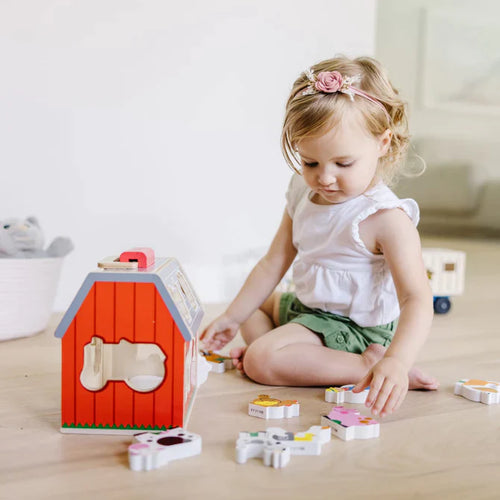 Melissa & Doug Take-Along Sorting Barn