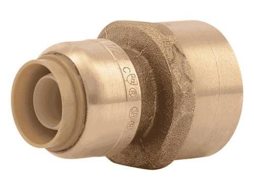 Sharkbite Brass Push Female Adapter 1/2 in. x 3/4 in. FNPT