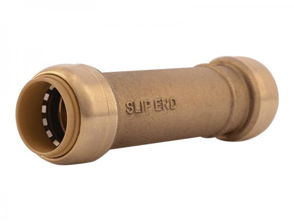 Sharkbite Brass Push Slip Coupling 3/4 in. x 3/4 in.