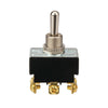 NSI Industries 78230TS Heavy Duty On-off-on Dpdt Bat Toggle Switch - Brass-Nickel