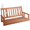 Beecham Swing Co. Diamond Back Oak Porch Swing 5 ft