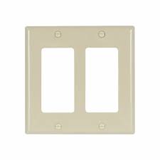 Eaton Cooper Wiring Decorator / GFCI Wallplate, Ivory