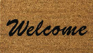 Qrri Inc Welcome Neighbor Entrance Mat 18