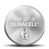 Duracell CR 2016 Lithium Coin Battery with Bitter Coating