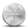 Duracell CR 2025 Lithium Coin Battery with Bitter Coating